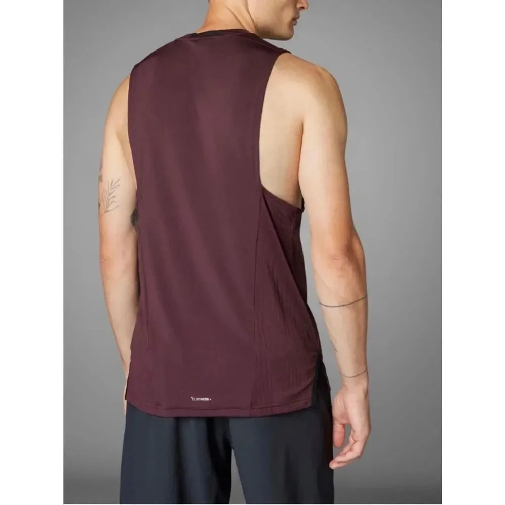 Adidas Men’s Designed For Intensity Tank Top Aurora Ruby Men's Medium JI8173